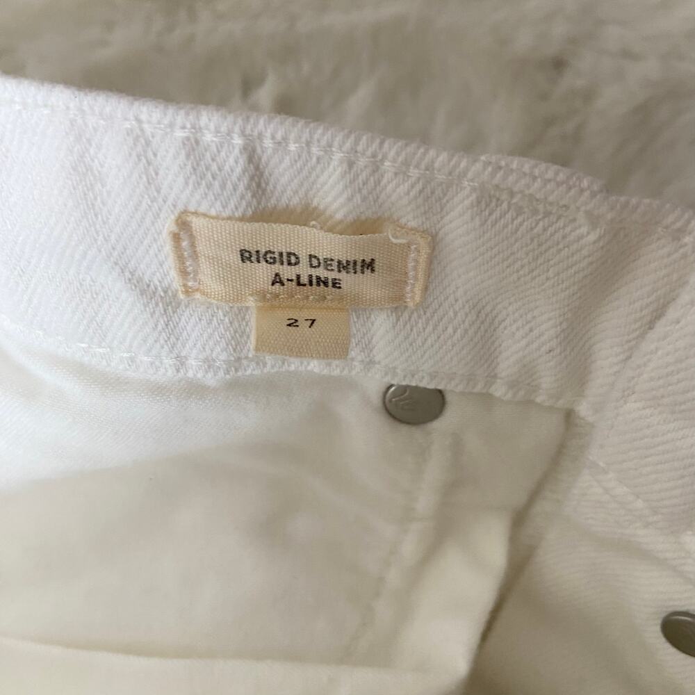 Madewell White Mini Denim Skirt - Picture 5 of 7